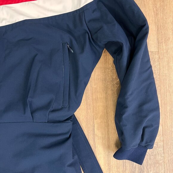 French Vintage 70s 80s Olympic One Piece Ski Suit  France Color block Retro - Picture 10 of 15